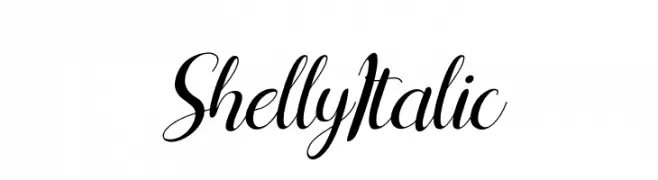 Shelly Italic  Fuentes Gratis Descargar