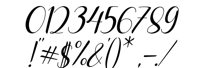 Shelly Italic Font OTHER CHARS