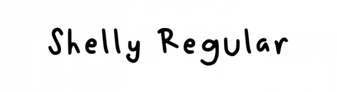 Shelly Regular फ़ॉन्ट
