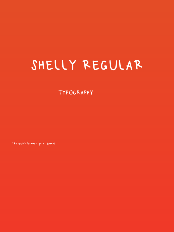 Shelly Regular Poster
