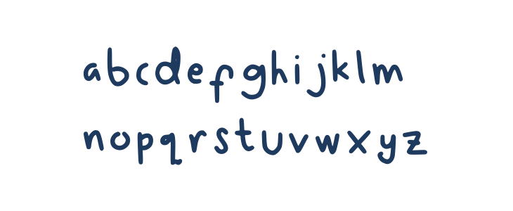 Shelly Regular Lowercase