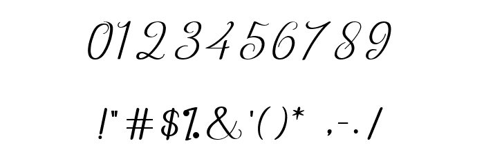 Shelly Font OTHER CHARS