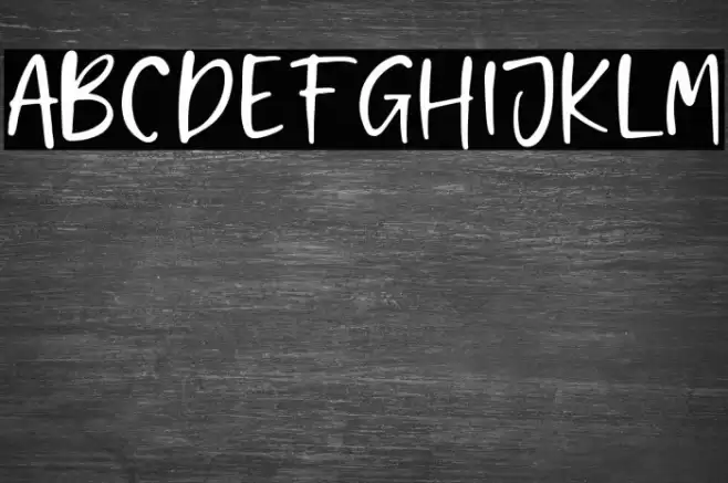 Shelma & Hugie Sans Font examples