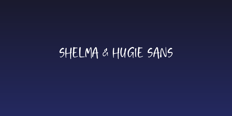 Shelma & Hugie Sans Social Header