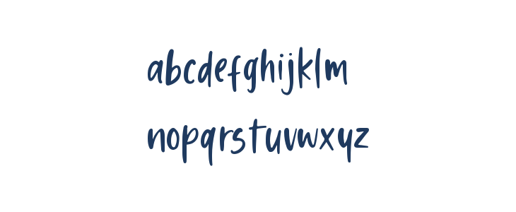 Shelma & Hugie Sans Lowercase