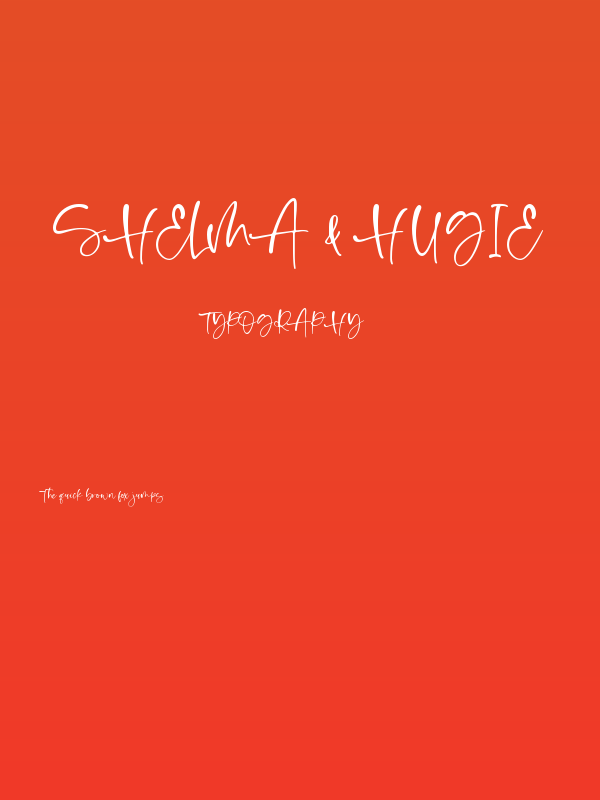 Shelma & Hugie Poster