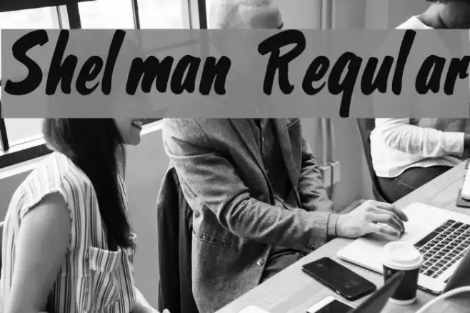 Shelman Regular Font examples