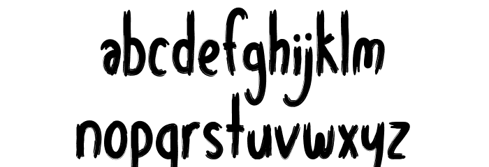 Shelomy Font LOWERCASE