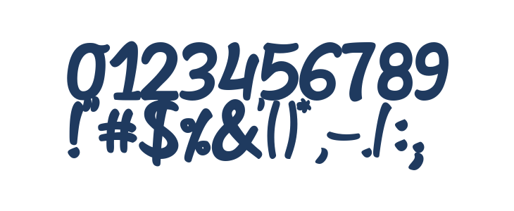 Shelta Hand* Bold Italic Other Characters