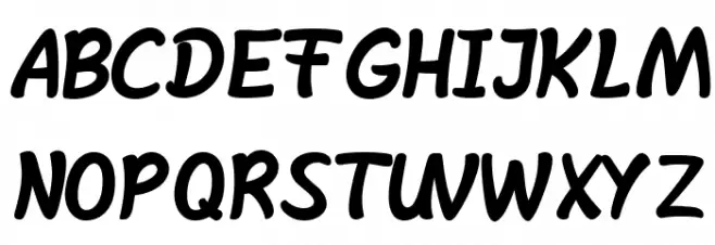 Shelta Hand* Bold Italic Polices MAJUSCULES
