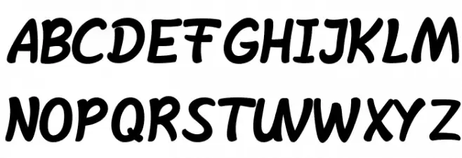 Shelta Hand* Bold Italic Fonte MAIÚSCULAS