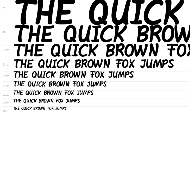 Shelta Hand* Bold Italic Waterfall