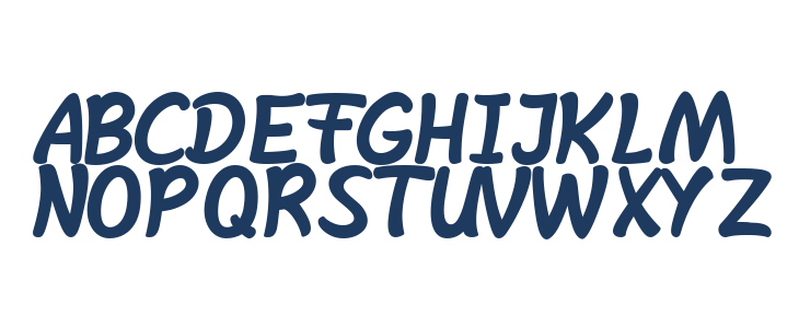 Shelta Hand* Bold Italic Lowercase