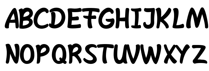 Shelta Hand* Bold Font LOWERCASE