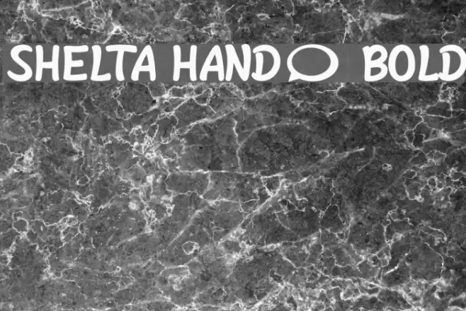 Shelta Hand* Bold Font examples