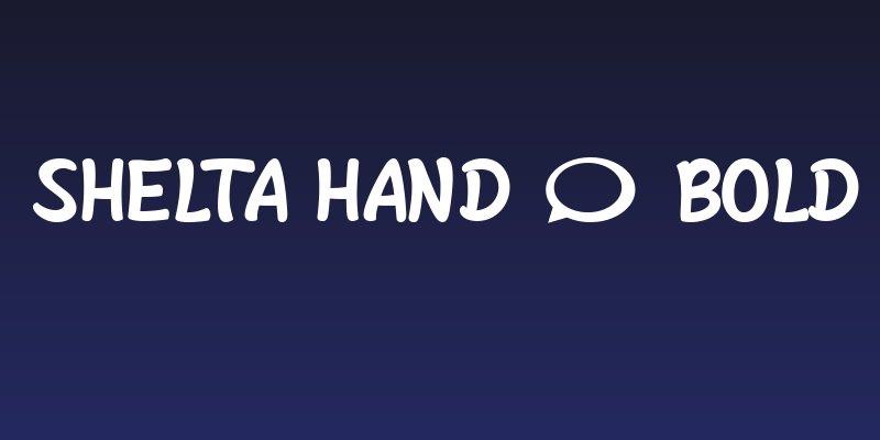Shelta Hand* Bold Social Header