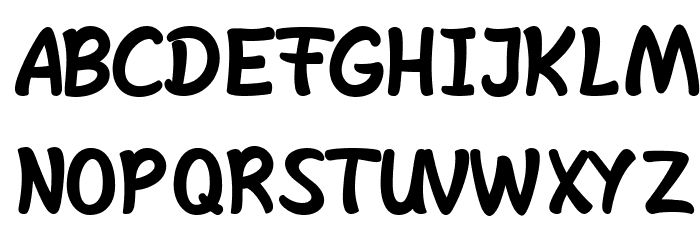 Shelta Hand* Bold Font LOWERCASE