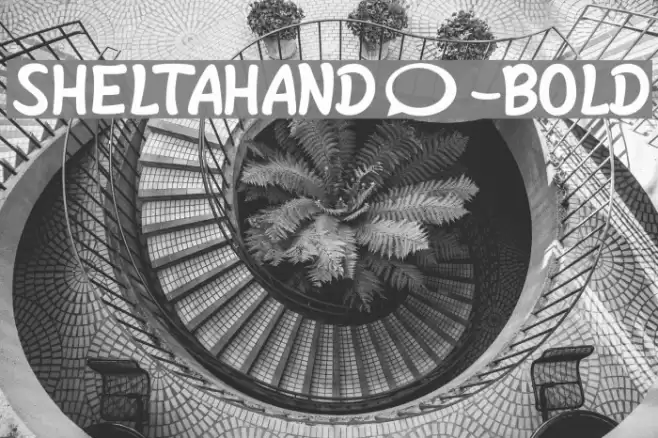 SheltaHand*-Bold Font examples