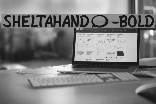 SheltaHand*-Bold Font examples