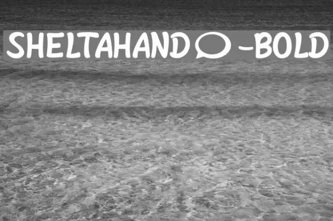 SheltaHand*-Bold Font examples