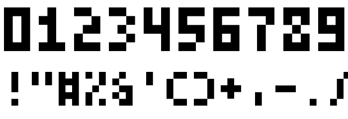 Shelter Code Font OTHER CHARS