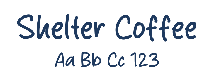 Shelter Coffee Font Preview