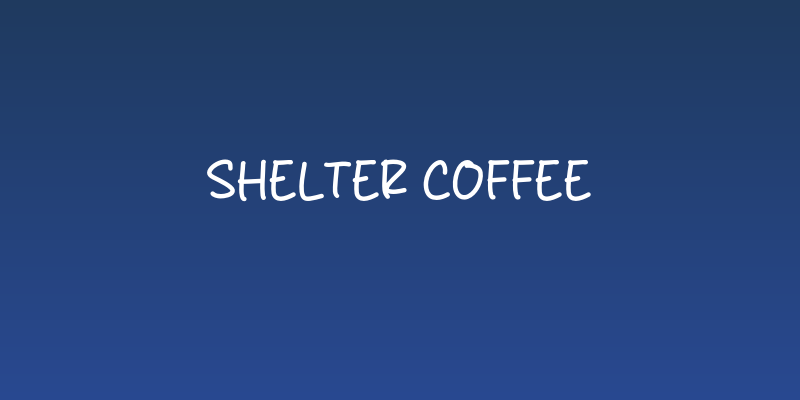 Shelter Coffee Social Header