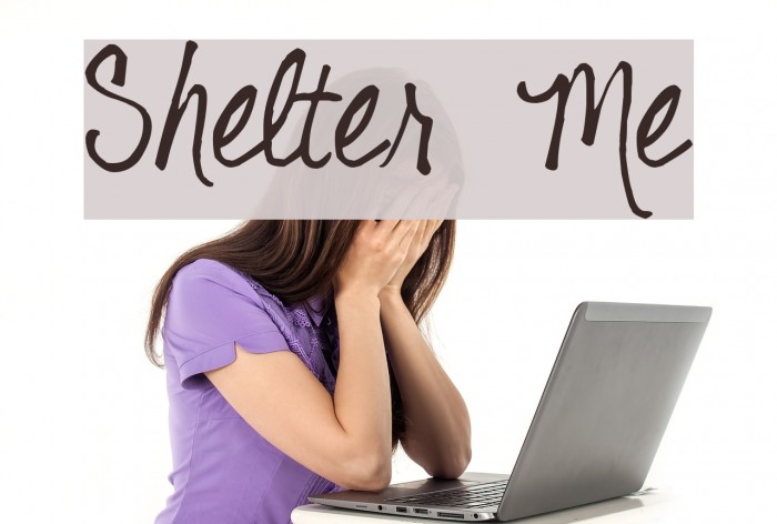 Shelter Me Font examples