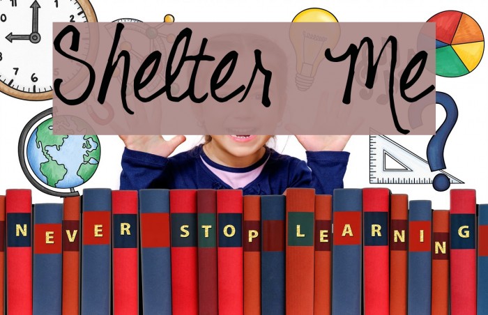 Shelter Me Font examples