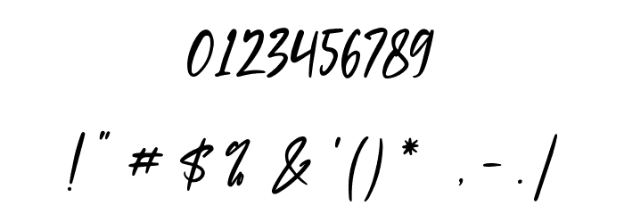 Sheltone Font OTHER CHARS