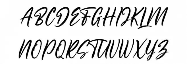 Sheltone Font UPPERCASE