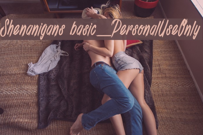 Shenanigans basic_PersonalUseOnly Шрифта examples