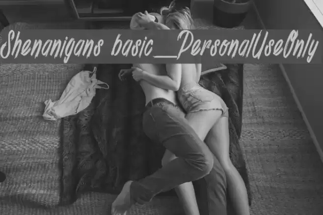 Shenanigans basic_PersonalUseOnly Шрифта examples