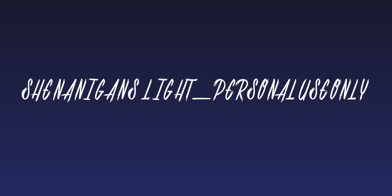 Shenanigans light_PersonalUseOnly Social Header