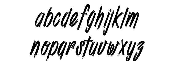 Shenanigans light_PersonalUseOnly Font LOWERCASE