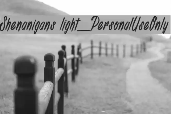 Shenanigans light_PersonalUseOnly Fuentes examples