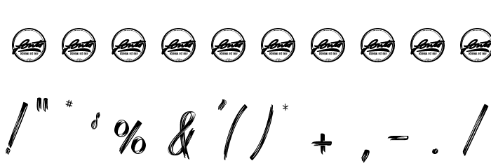Shenanigans_PersonalUseOnly Font OTHER CHARS