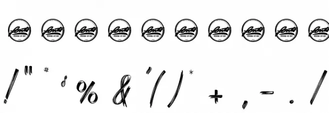 Shenanigans_PersonalUseOnly Font OTHER CHARS