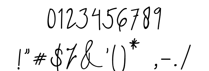 Shenoritha Font OTHER CHARS