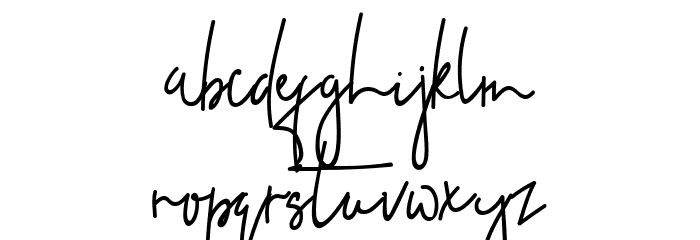 Shenoritha Font LOWERCASE