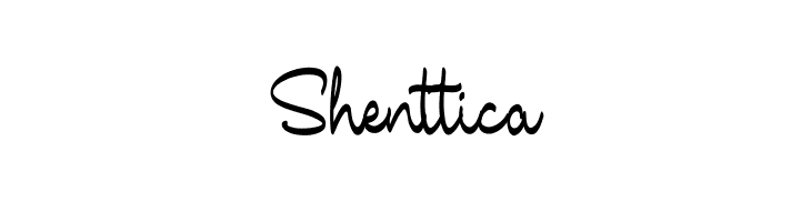 Shenttica  フリーフォントのダウンロード