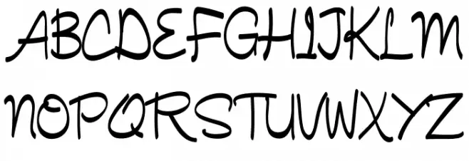 Shenttica フォント 大文字