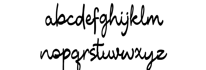 Shenttica Font LOWERCASE