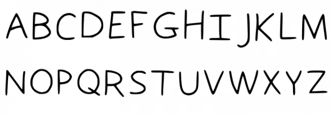 Shepherd Freehand Regular 字体 大写