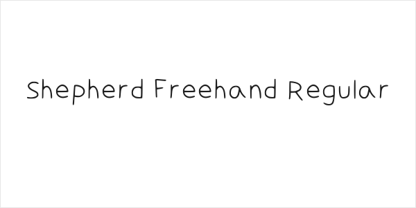 Shepherd Freehand Regular Logo