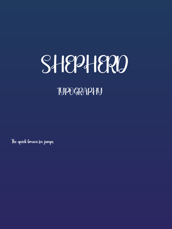 Shepherd Poster