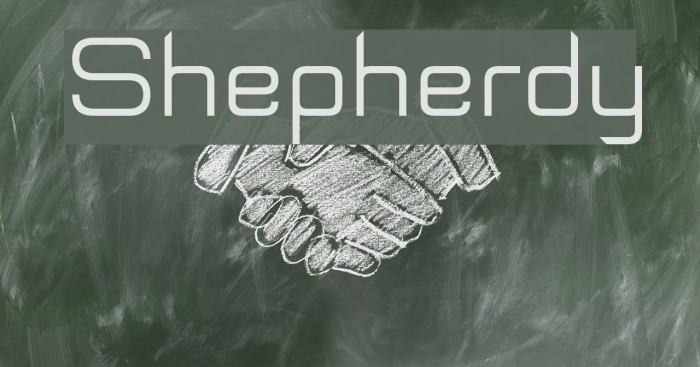 Shepherdy Font examples