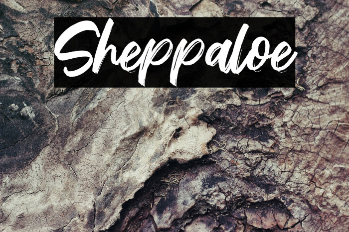 Sheppaloe Font examples