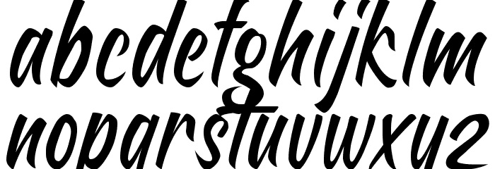 Sheptember Font LOWERCASE