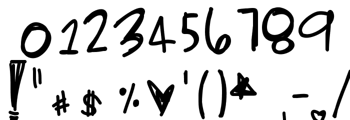 Sherbert Font OTHER CHARS